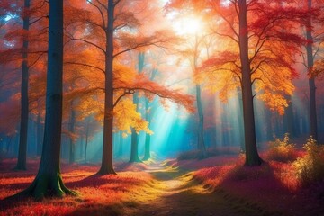 autumn in the forest