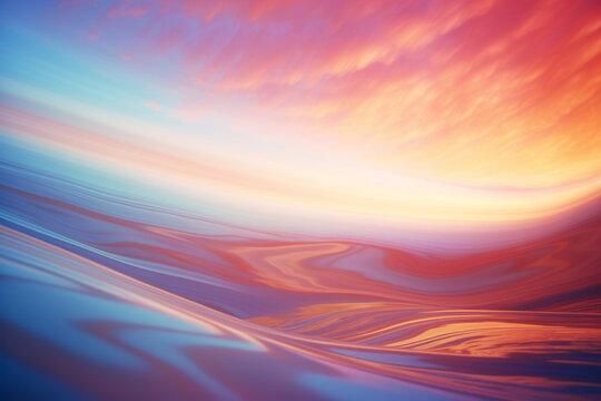 Abstract patterns inspired by polar stratospheric clouds, rare and colorful clouds that form in the polar stratosphere.