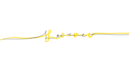 background with the lettering LOVE in gold ink, suitable for cellphone and tablet PC wallpaper