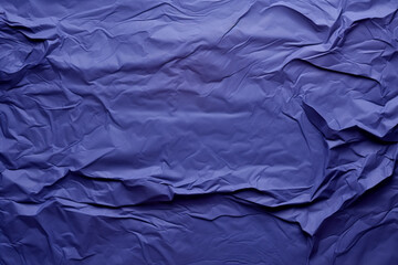Blue crumpled paper texture background, Crumpled paper background, Generative Ai