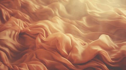 Gentle Waves of a Silken Fabric Capturing the Essence of Soft, Luxurious Elegance