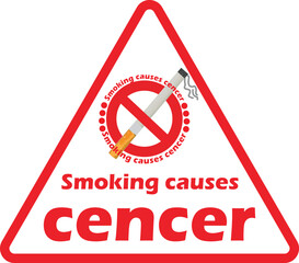 No smoking sign .Vector illustration graphics.