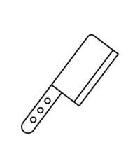 knife icon, vector best line icon.