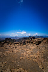 Gran Canaria. Hiking to the Roque Nublo Rock Formation.