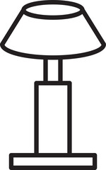 Bedside Lamp Icon
