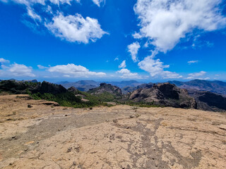 Gran Canaria. Hiking to the Roque Nublo Rock Formation.