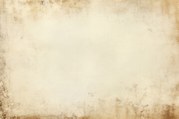 The wallpaper of an old vintage paper with brown stain texture detail background for notebook, memo, graphic, and others. Generative AI.