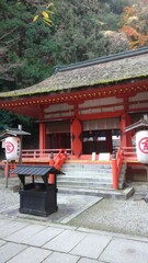 japanese red temple
