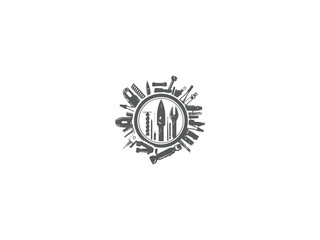Construction logo design premium vector, vector and illustration,
