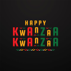 Kwanzaa Day Background Event Vector Template