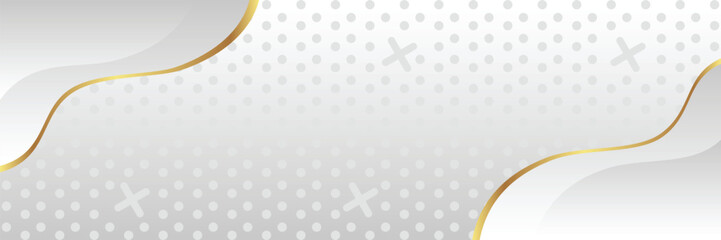 Banner Design Gradient Color Border with Striking Golden Outlines on Gradient Background