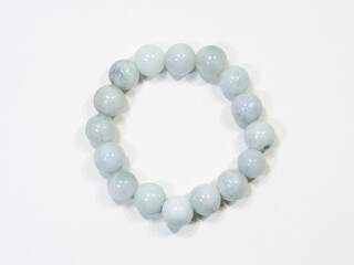 Luxury handmade jewelry on white background