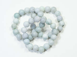 Luxury handmade jewelry on white background