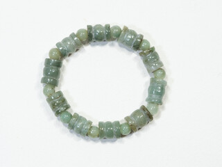 Luxury handmade jewelry on white background