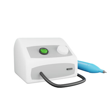 Dental Lab Handpiece 3d Icon Illustration