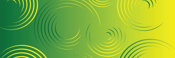 Vibrant Gradient Color Circle Banner Design 