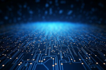 Blue Digtal Technology Background design business