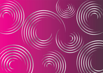 Gradient Color Background with Silver Circle Design 