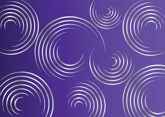 Gradient Color Background with Silver Circle Design 