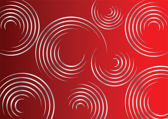 Gradient Color Background with Silver Circle Design 