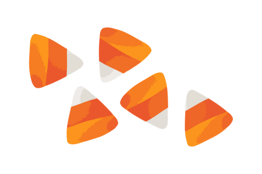 Halloween trick or treat illustration hand drawn texture cartoon style - Powered by Adobe