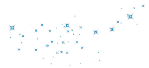 Powder dust light. Magic shining blue dust. Fine, shiny dust bokeh particles fall off lightly. Fantastic shimmer effect. Christmas background. PNG.