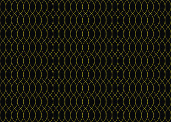 Ellipses Gradient Color Pattern design on Black Background