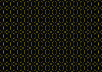Ellipses Gradient Color Pattern design on Black Background
