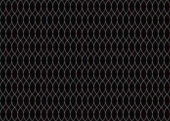 Ellipses Gradient Color Pattern design on Black Background