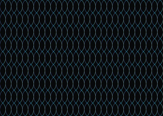Ellipses Gradient Color Pattern design on Black Background