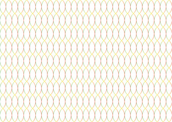 Ellipses Gradient Color Pattern design on White Background