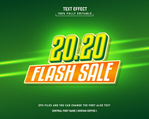 Sale editable text style effect themed sales promotion