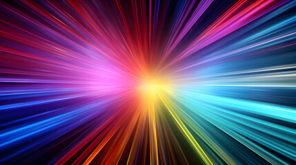 Obraz premium abstract background with colorful rays