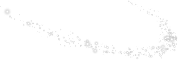 White dust light. Bokeh light lights effect background. Christmas glowing dust background Christmas glowing light bokeh confetti and sparkle overlay texture for your design. PNG.