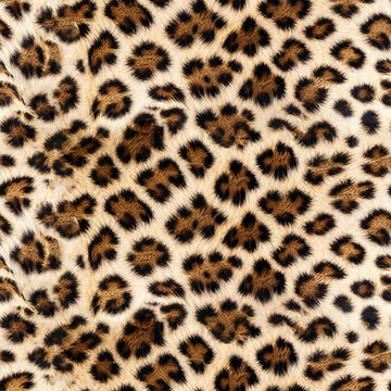 Seamless leopard pattern, leopard skin.