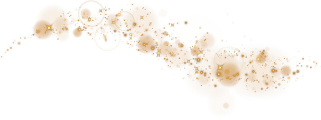 
Golden dust light. Bokeh light lights effect background. Christmas glowing dust background Christmas glowing light bokeh confetti and sparkle overlay texture for your design. PNG.
