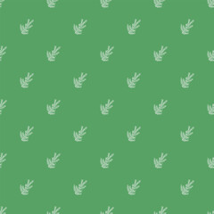 Seamless christmas tree pattern. New year background. Doodle illustration with christmas tree