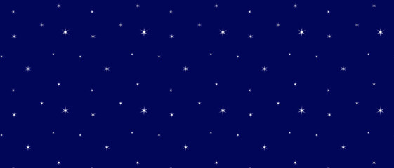 Winter background. It's snowing! It's Falling snowflakes on a blue background. Vector illustration.