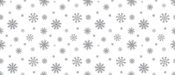 Winter background. It's snowing! It's Falling snowflakes on a blue background. Vector illustration.