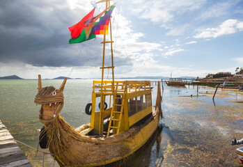 Boat on Titicaca