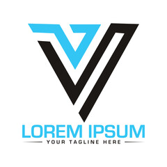 V Letter Logo Design Unique and Professional Logo Design