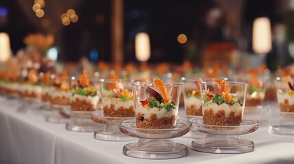 Petite Perfect Portions for Afterwork Banquets