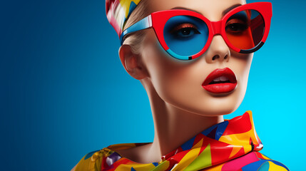 Portrait photography inspired by pop art