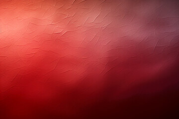 Red gradient walpaper with the hard texture. AI generative