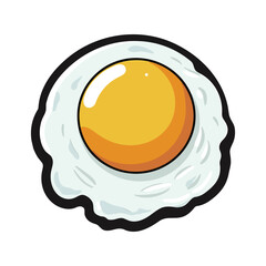 Fried egg vector illustration