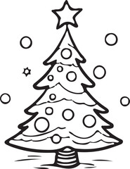 Christmas Tree Vector 