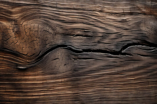 Close up of wood texture with bird flying over it.