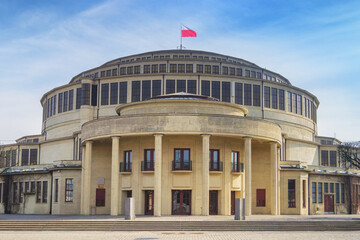 Obraz premium The Centennial Hall built 1913 Wroclaw - Poland