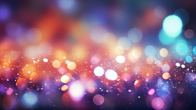 Bokeh and sparkles background