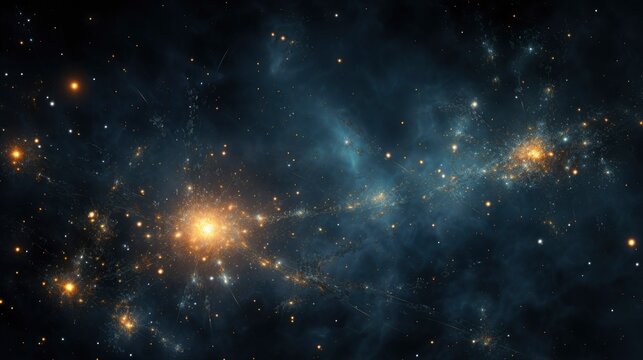 Bright constellation detailed image, high resolution